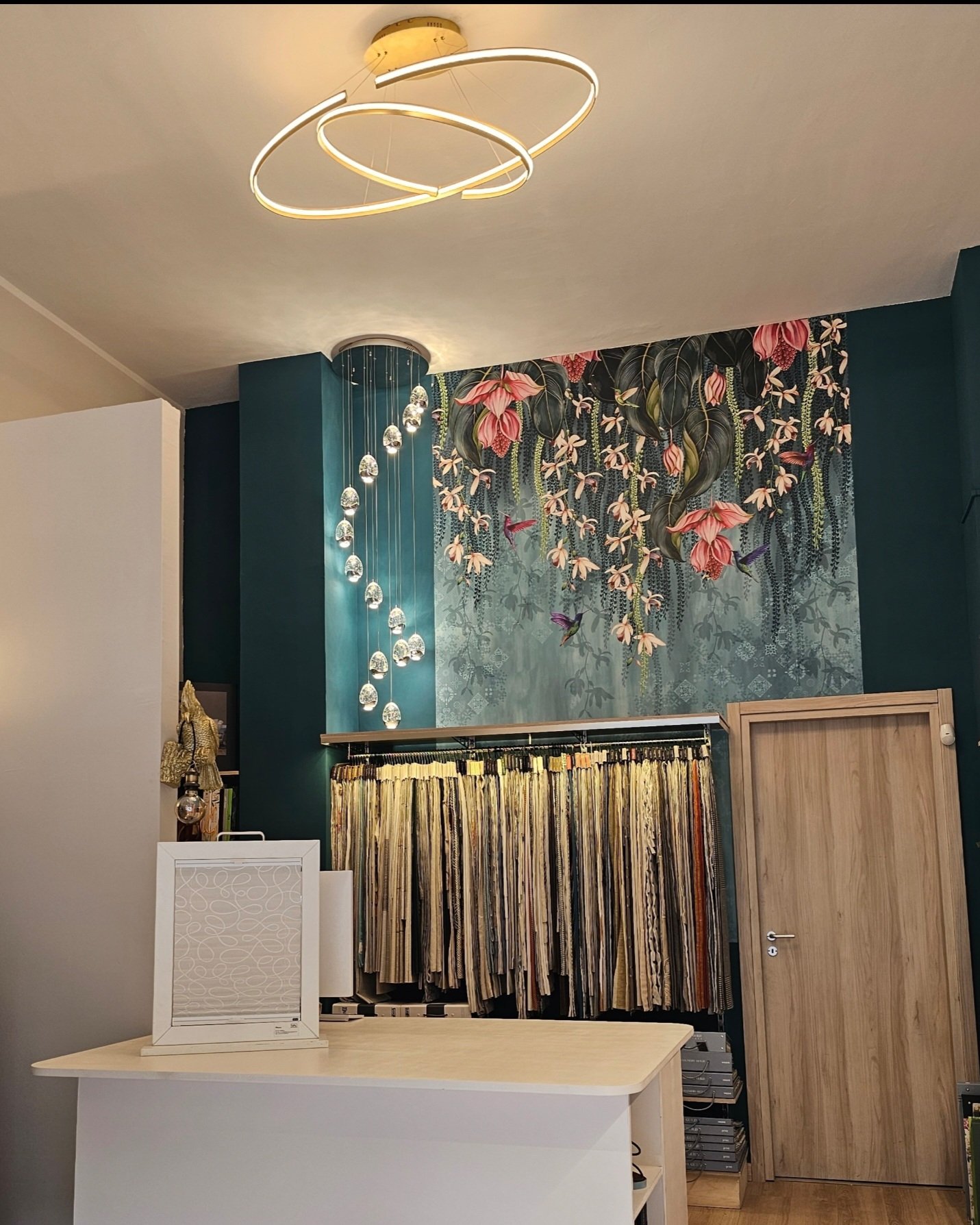 interno negozio iris tende torino