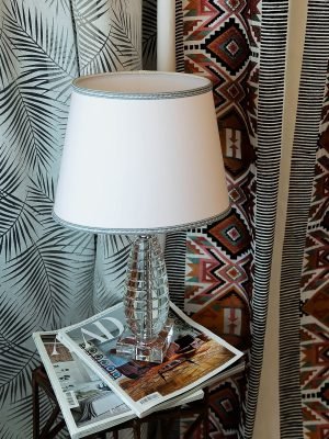 Base per paralume in cristallo