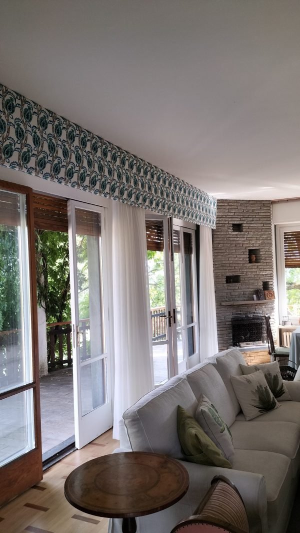 Tende mantovane pannelli foderati con tessuto