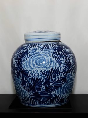 giara porcellana blu e bianco