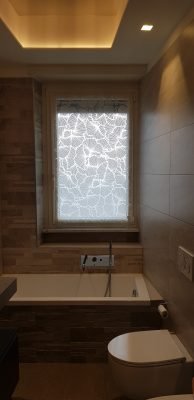 tende decorate bagno