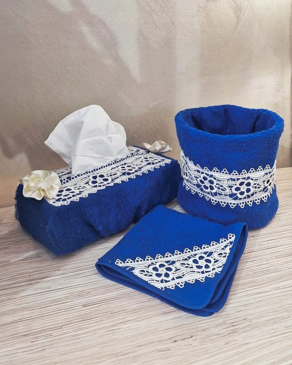 set da bagno tessuto artigianale