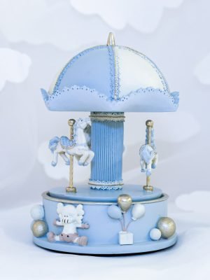 Carillon giostra blu